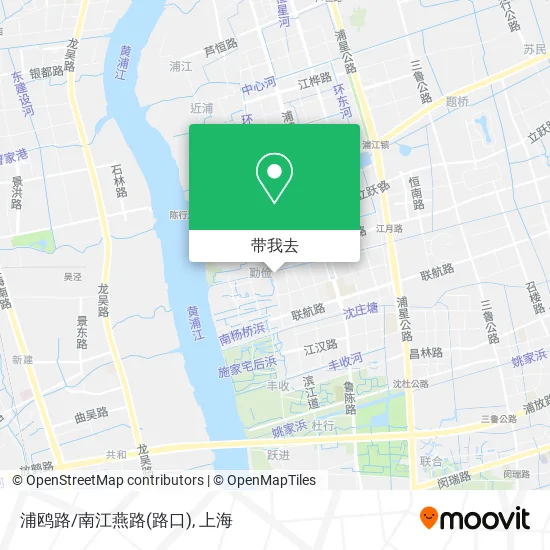 浦鸥路/南江燕路(路口)地图