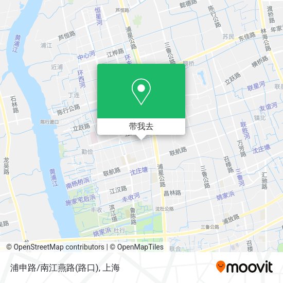 浦申路/南江燕路(路口)地图