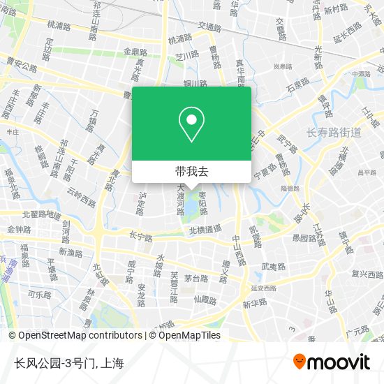 长风公园-3号门地图
