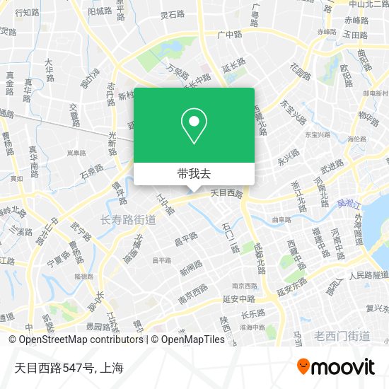 天目西路547号地图
