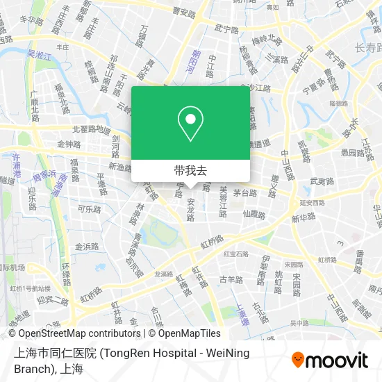 上海巿同仁医院 (TongRen Hospital - WeiNing Branch)地图