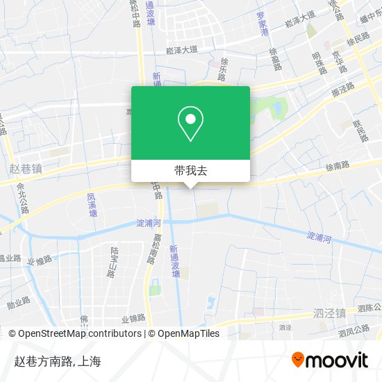 赵巷方南路地图