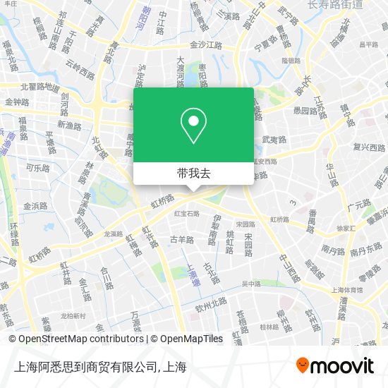 上海阿悉思到商贸有限公司地图