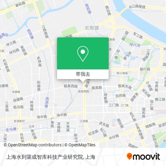 上海水到渠成智库科技产业研究院地图