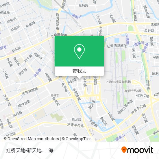 虹桥天地-新天地地图