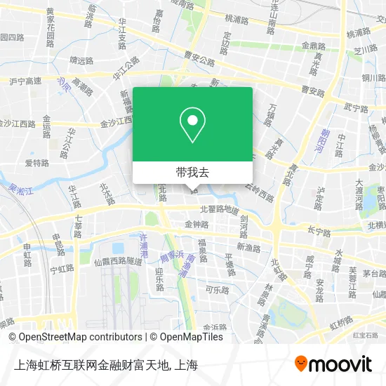 上海虹桥互联网金融财富天地地图