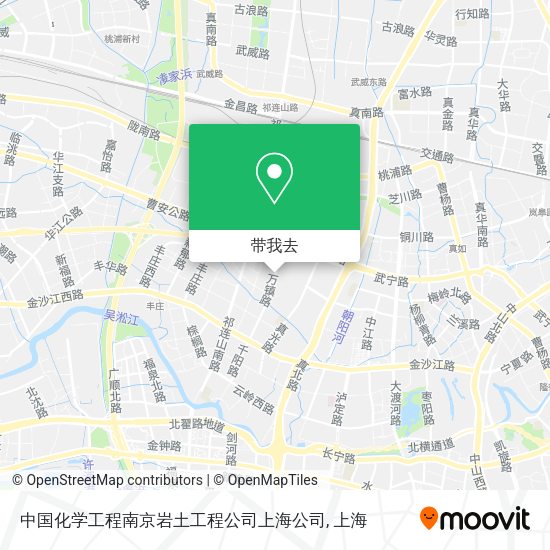 中国化学工程南京岩土工程公司上海公司地图
