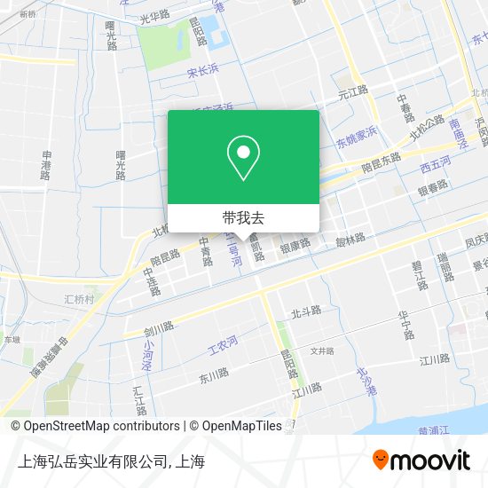 上海弘岳实业有限公司地图