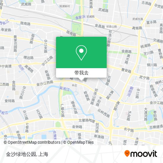 金沙绿地公园地图