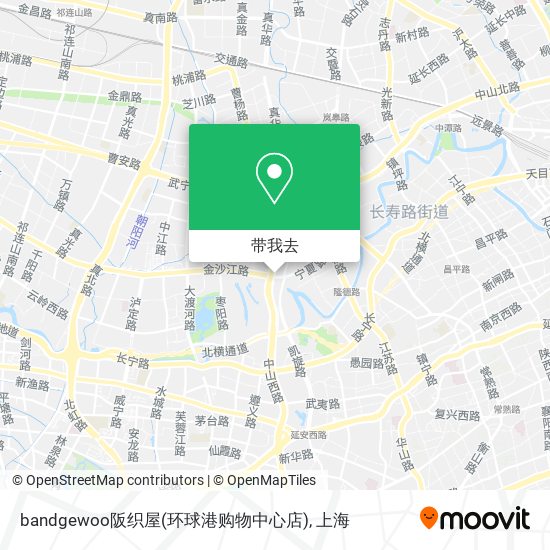 bandgewoo阪织屋(环球港购物中心店)地图