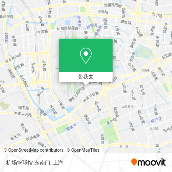 机场篮球馆-东南门地图