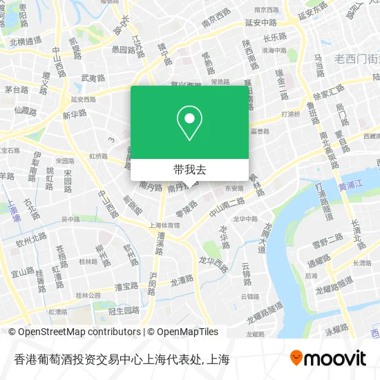 香港葡萄酒投资交易中心上海代表处地图