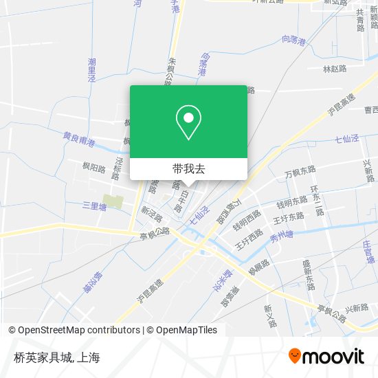 桥英家具城地图