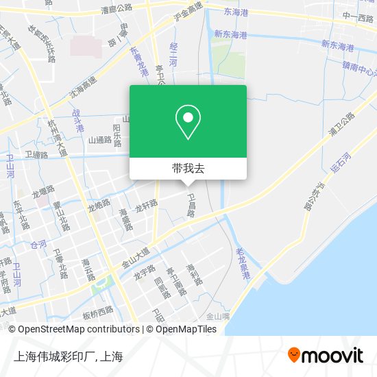 上海伟城彩印厂地图