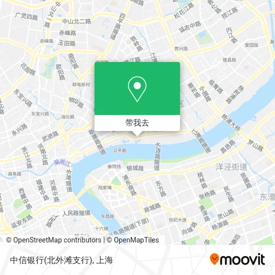 中信银行(北外滩支行)地图