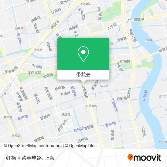 虹梅南路春申路地图