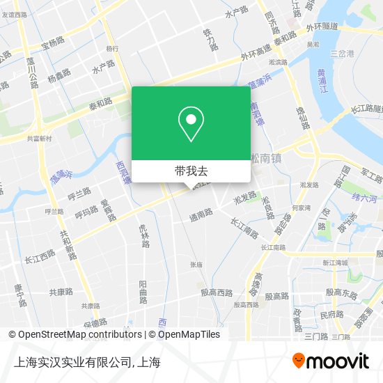 上海实汉实业有限公司地图