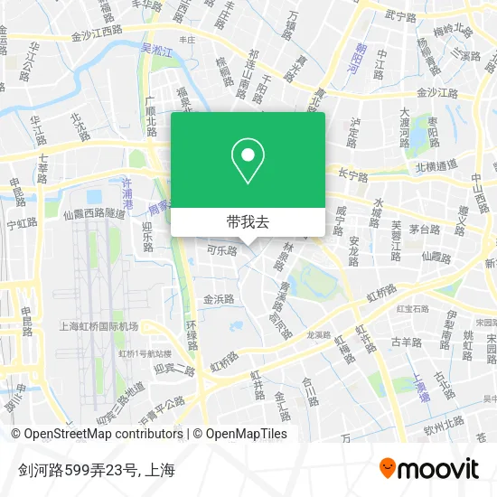 剑河路599弄23号地图
