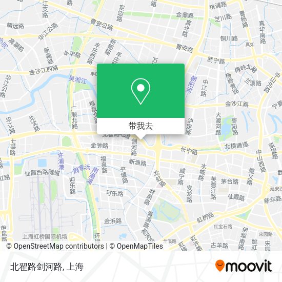 北翟路剑河路地图