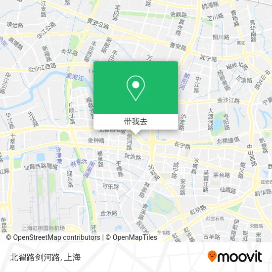 北翟路剑河路地图