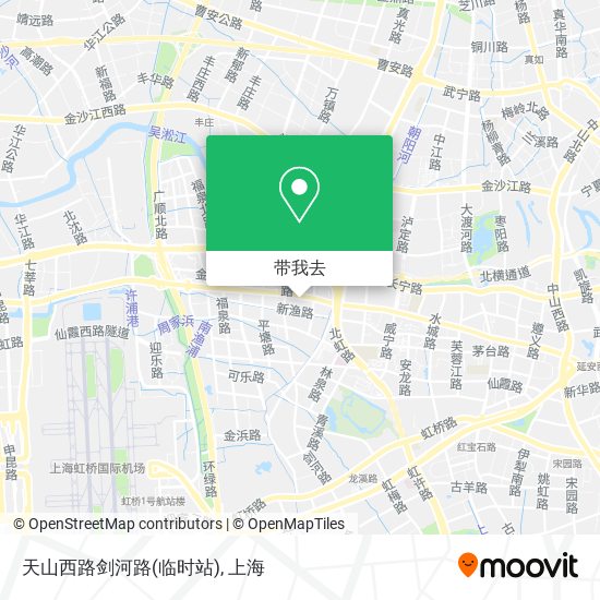 天山西路剑河路(临时站)地图