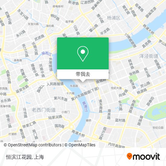 恒滨江花园地图