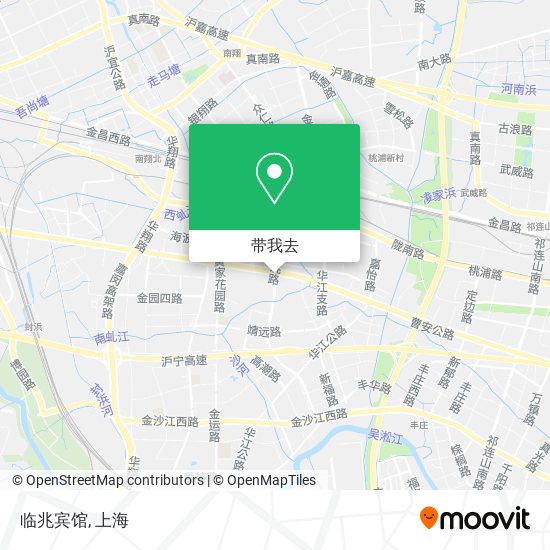 临兆宾馆地图