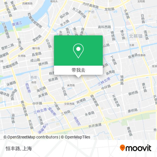 恒丰路地图