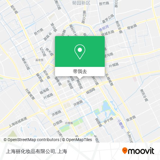 上海丽化妆品有限公司地图