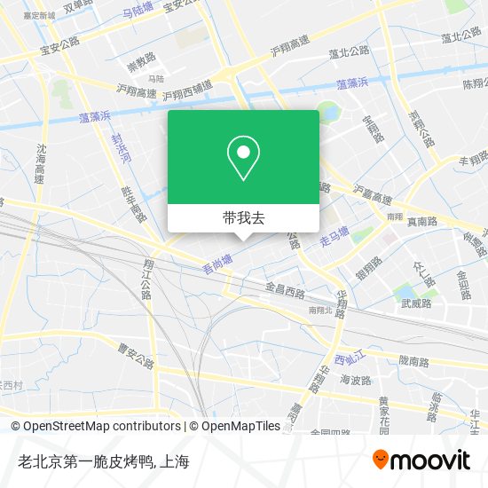 老北京第一脆皮烤鸭地图