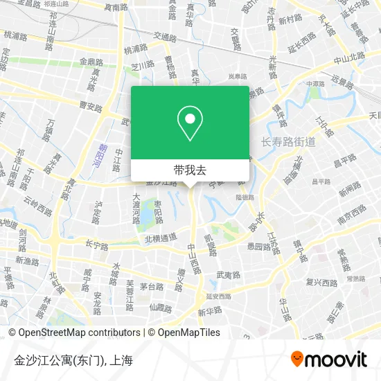 金沙江公寓(东门)地图