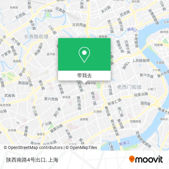 陕西南路4号出口地图