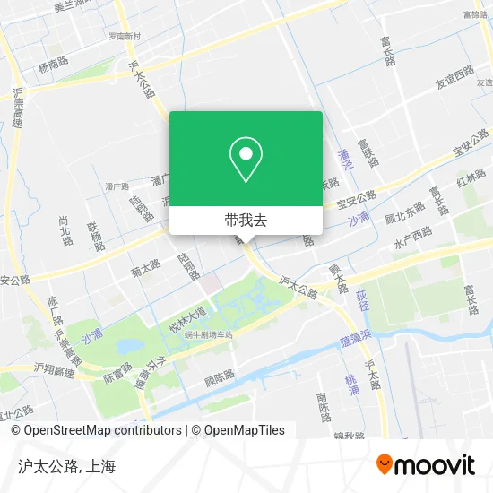 沪太公路地图