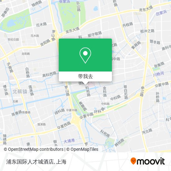 浦东国际人才城酒店地图