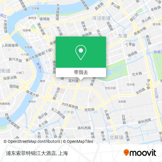浦东索菲特锦江大酒店地图