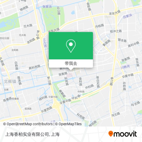 上海香柏实业有限公司地图