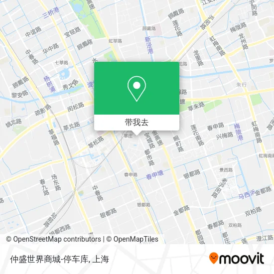 仲盛世界商城-停车库地图