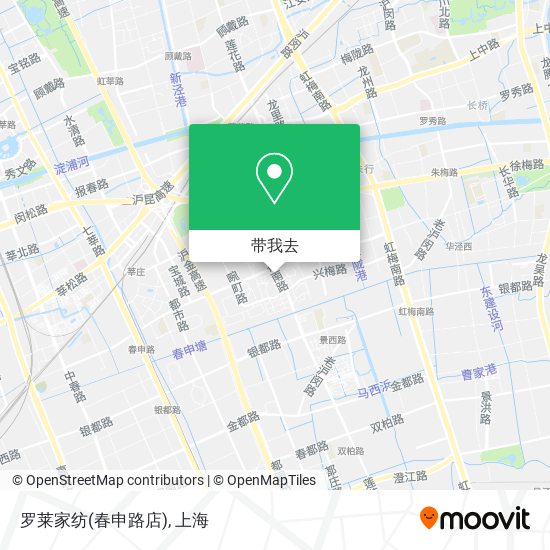 罗莱家纺(春申路店)地图