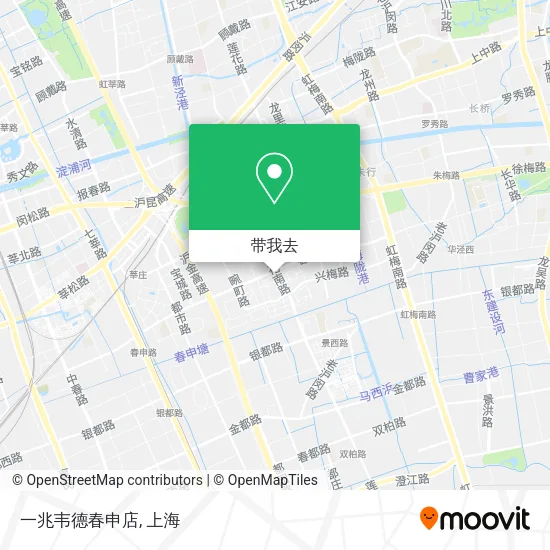 一兆韦德春申店地图
