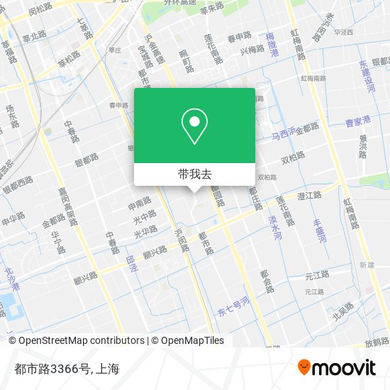 都市路3366号地图
