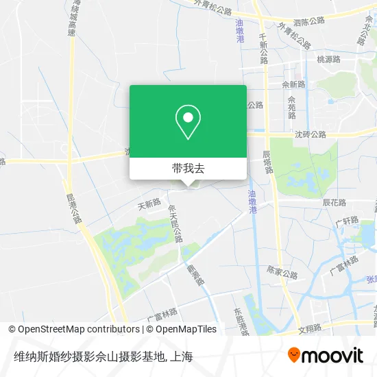 维纳斯婚纱摄影佘山摄影基地地图