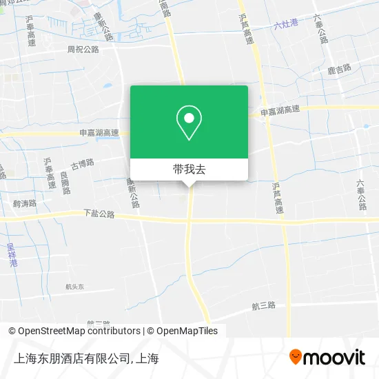 上海东朋酒店有限公司地图