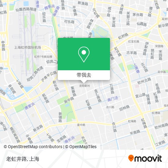 老虹井路地图