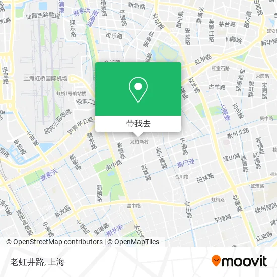 老虹井路地图