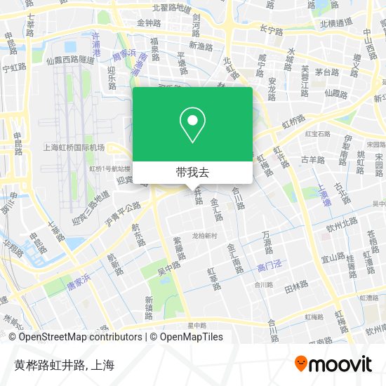黄桦路虹井路地图