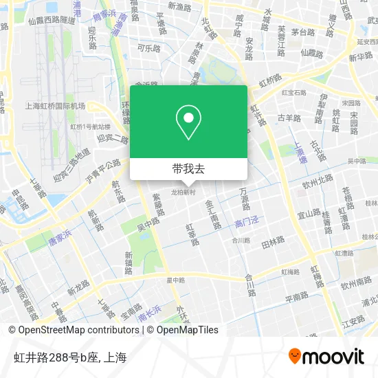 虹井路288号b座地图