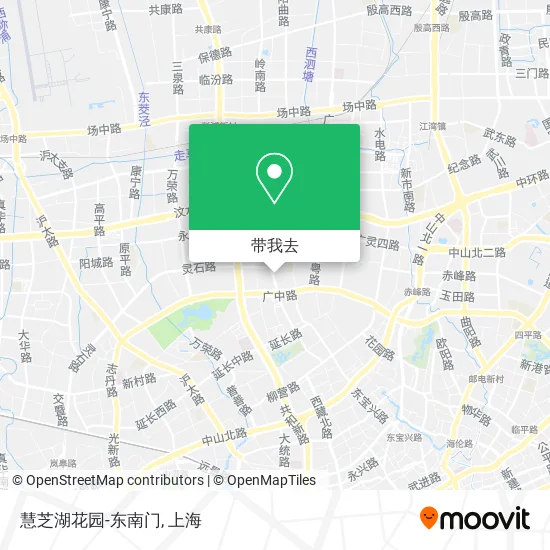 慧芝湖花园-东南门地图