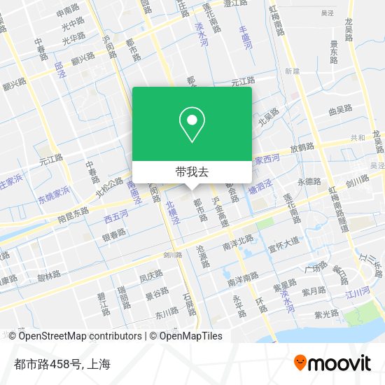 都市路458号地图