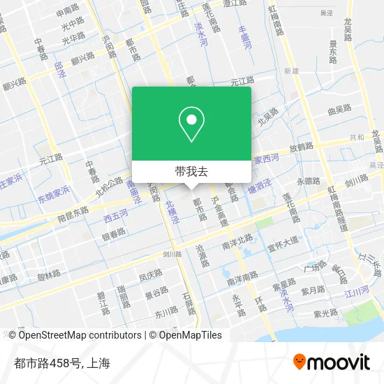 都市路458号地图