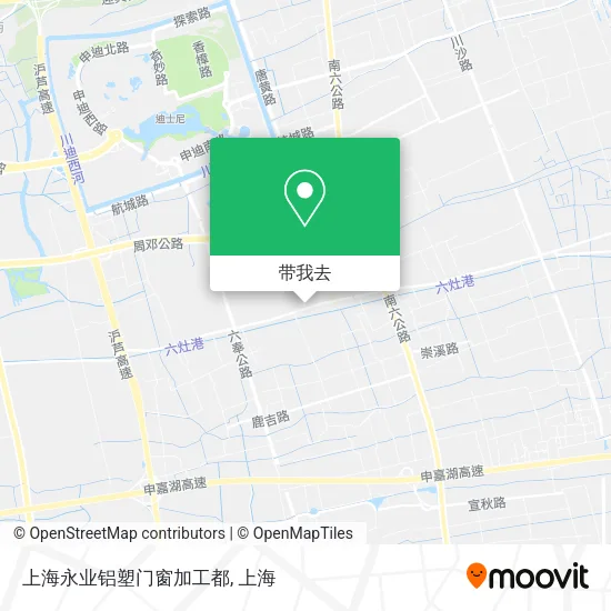 上海永业铝塑门窗加工都地图